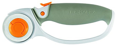 Fiskars Rollmesser Ø 45 mm, Mit Komfortgriff, Titankarbid, Orange/Weiß, 1003861 im Sale